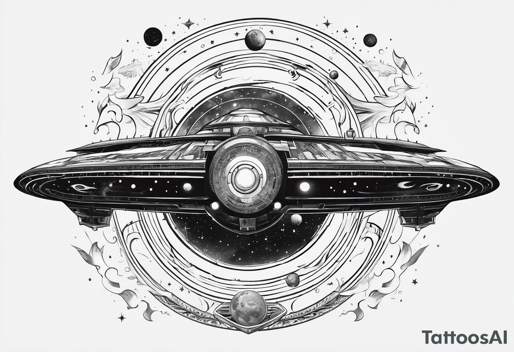 space tattoo idea