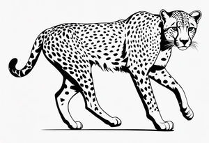 something to do with a cheetah tattoo idea