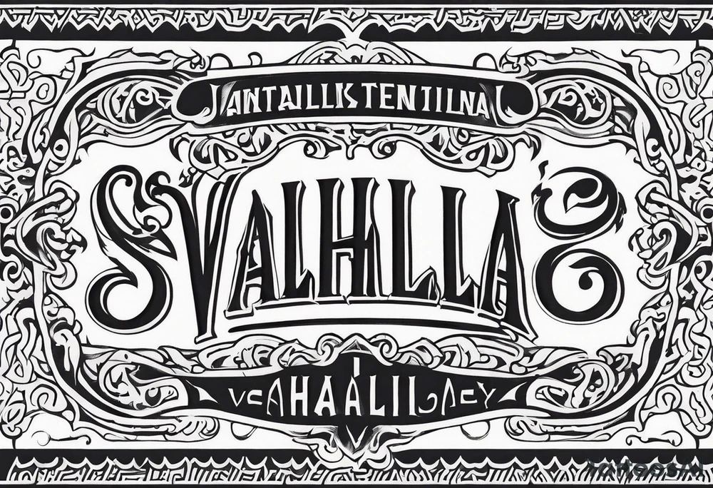Valhalla mist tattoo idea