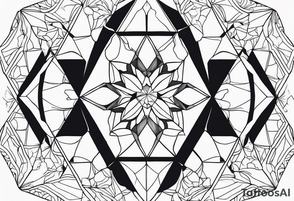 Hexagon tattoo idea