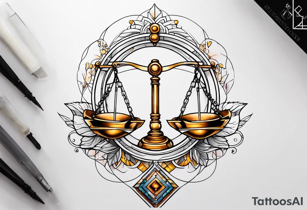 Transformation libra tattoo idea