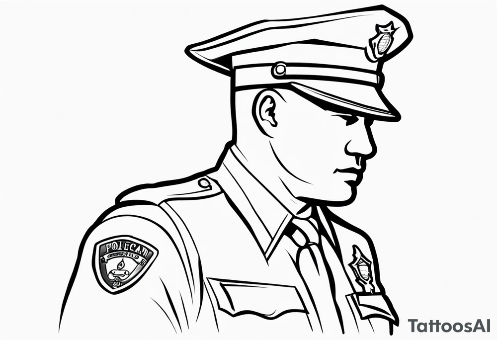 policeman tattoo idea