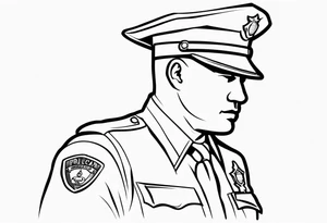 policeman tattoo idea