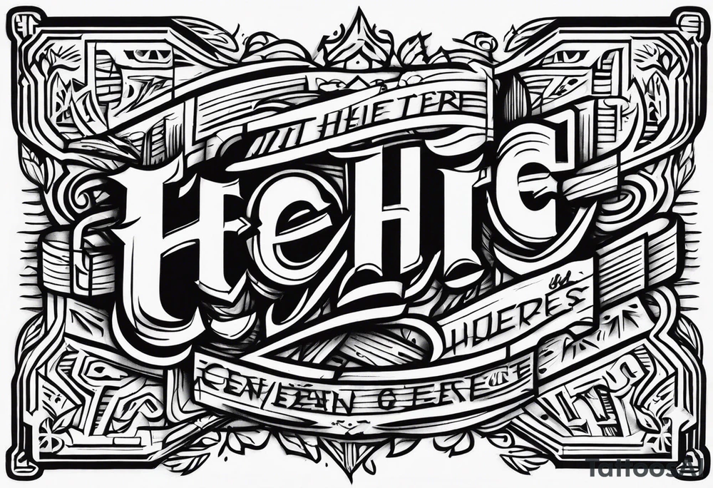 Cut here tattoo design tattoo idea