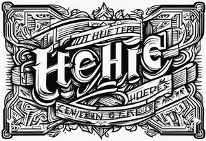 Cut here tattoo design tattoo idea