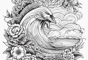 TOILE PATTERN tattoo idea