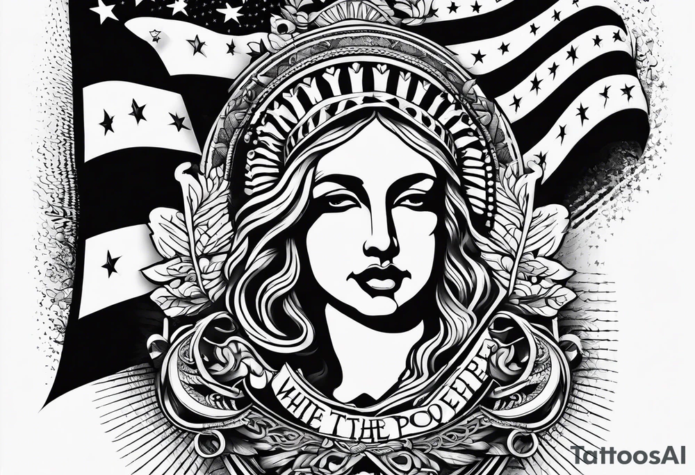 We the people tattoo idea