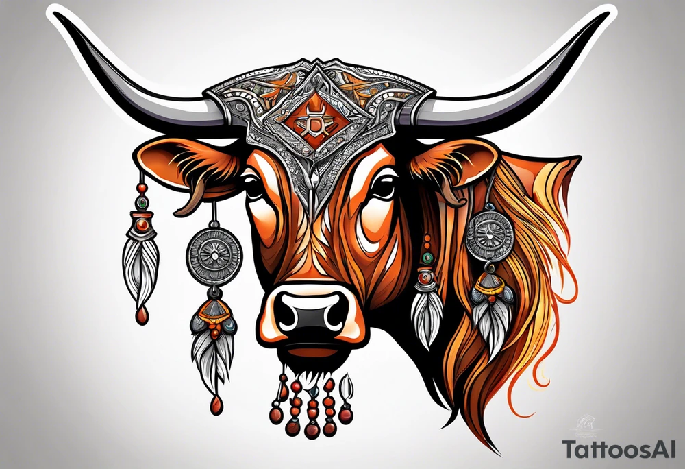 cybersigilism Longhorn
With “512” on top of head tattoo idea