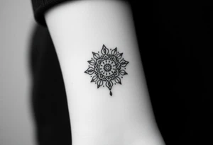 spiritual feathers ornamental mandala indian shaman rune tattoo idea