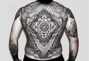 lace sternum tattoo idea