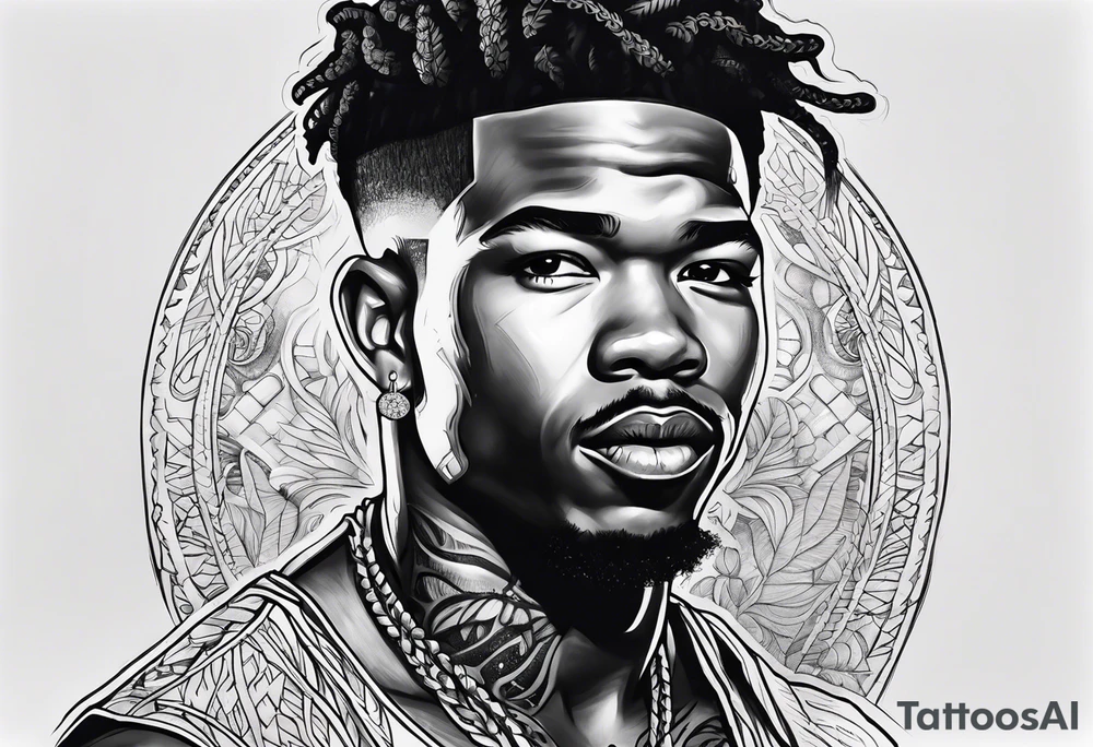 Lil baby tattoo idea