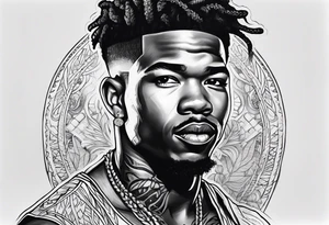 Lil baby tattoo idea