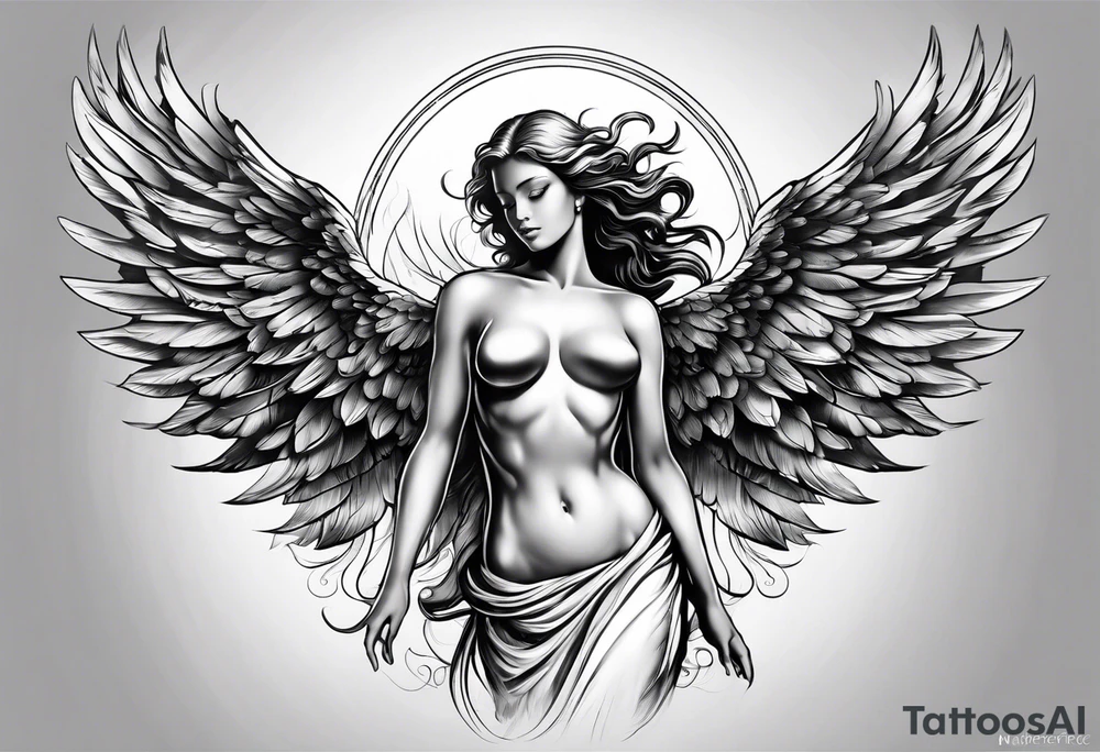 Biblical accurate angel tattoo idea