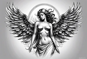 Biblical accurate angel tattoo idea