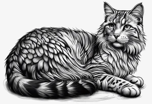 gatto tattoo idea