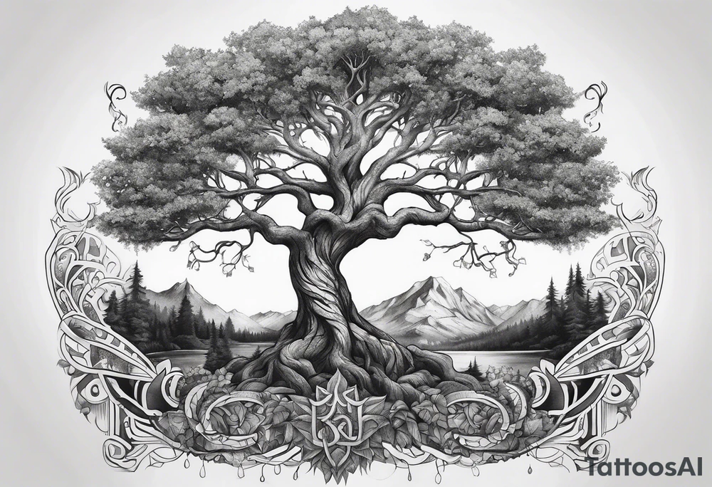 Yggdrasil tattoo idea