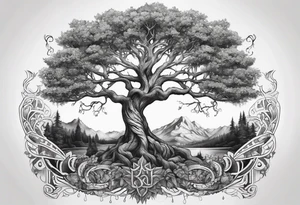 Yggdrasil tattoo idea