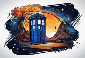 Only the tardis. Nothing more, nothing less. tattoo idea