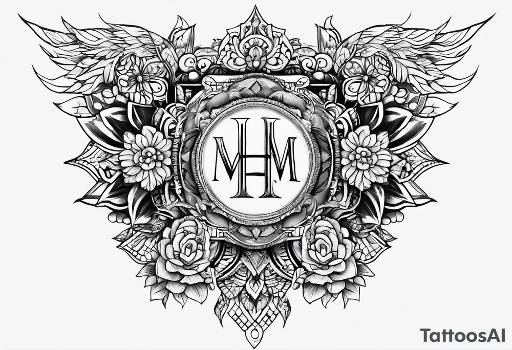 Sons initials PJ born August 29, 2020 tattoo idea