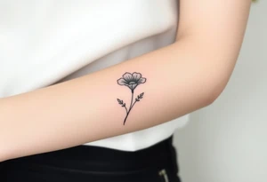 Morning glory tattoo idea