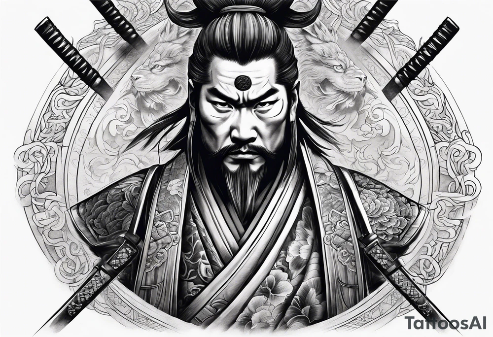 discipline  consistency samurai tattoo idea