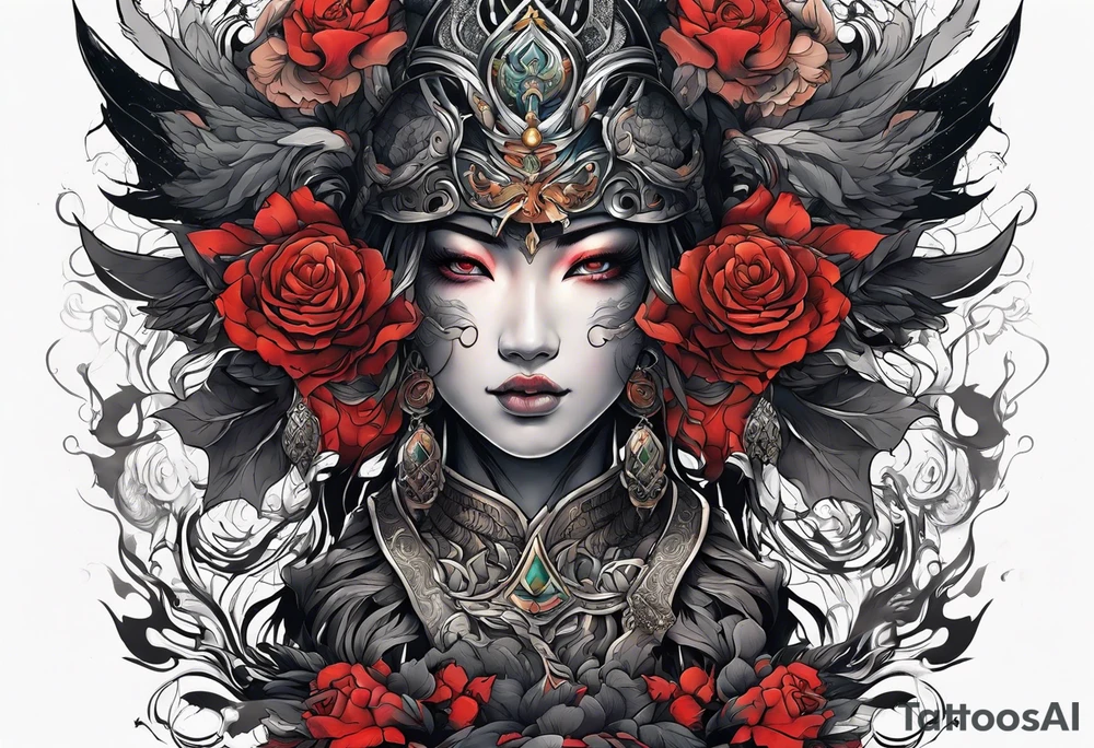 overcoming inner demons 
suffering and finding light through the darkness
self-respect tattoo idea