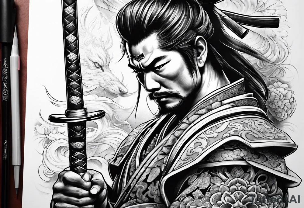 Samurai tattoo idea