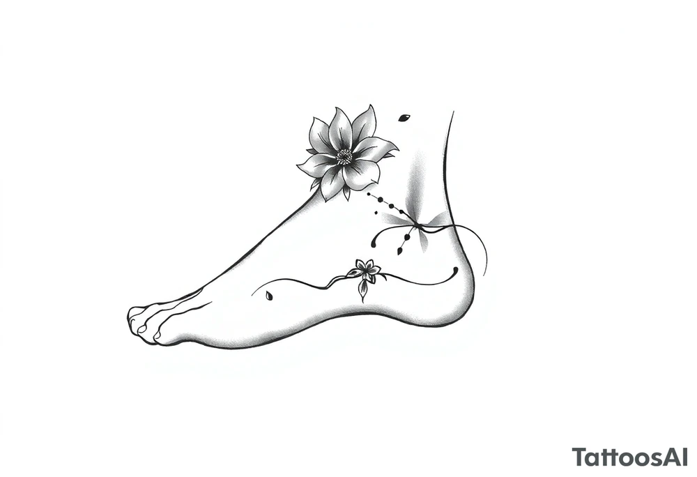 ankle tattoo on the ankle tattoo idea