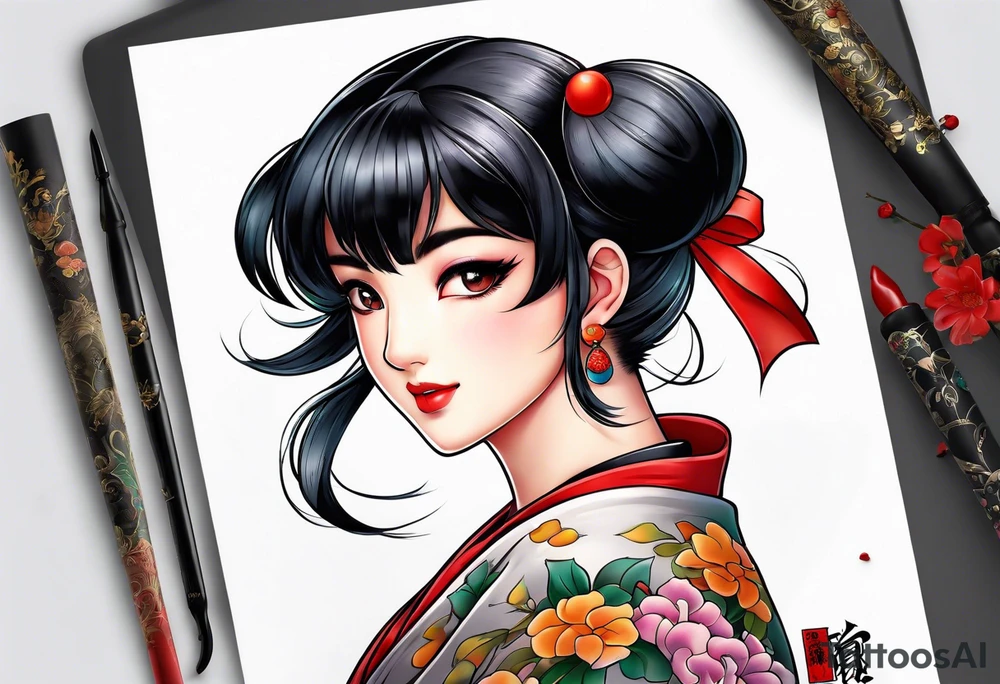 Sleeve ranma 1/2 tattoo idea