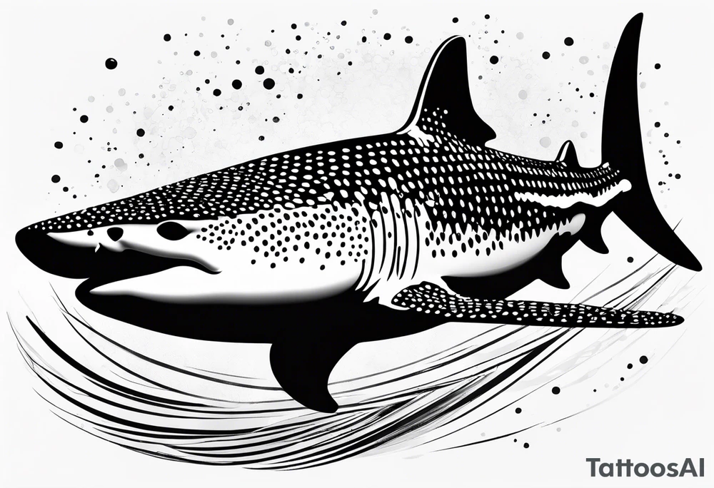 whaleshark, simple tattoo idea