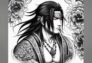 Itachi Uchia powering up tattoo idea