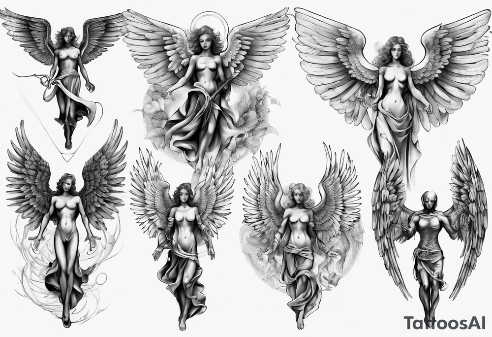 Archangel tattoo idea