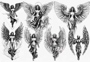Archangel tattoo idea