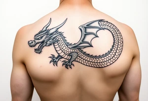 dragon sleeve tattoo idea