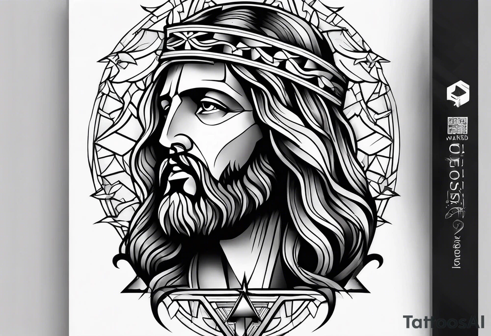 jesus tattoo idea