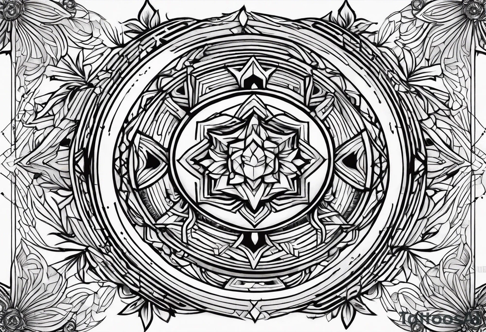 Night symbol tattoo idea