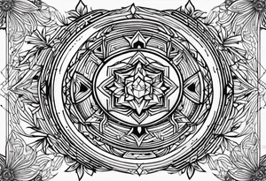 Night symbol tattoo idea