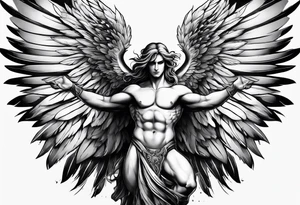 icarus classical design tattoo idea