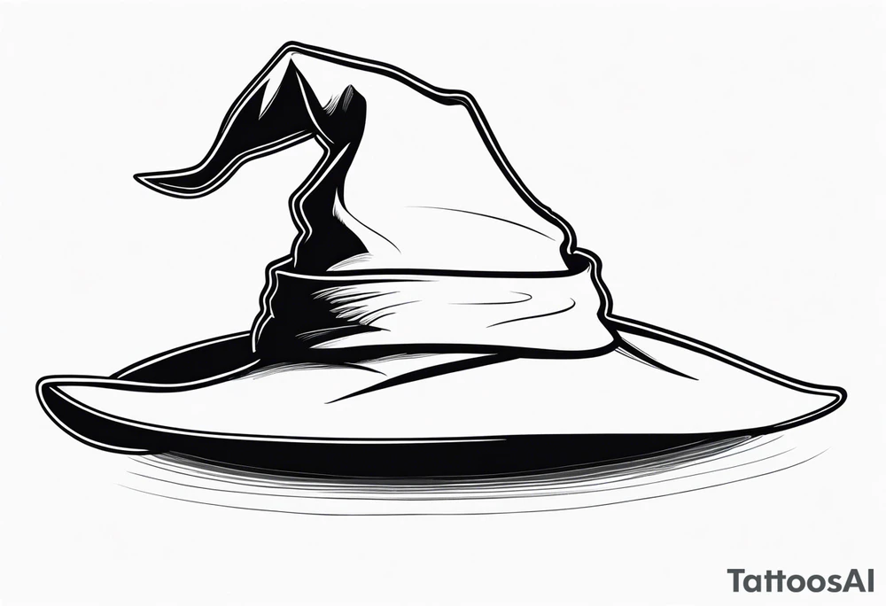 Witch hat tattoo idea