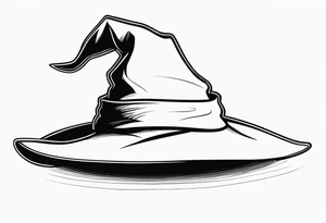 Witch hat tattoo idea