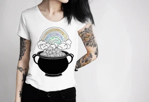 pot of gold tattoo idea