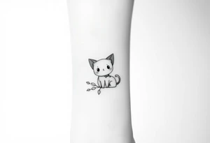 Cute cartoon wrist tattoo tattoo idea