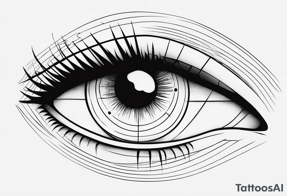 Surreal Eye tattoo idea