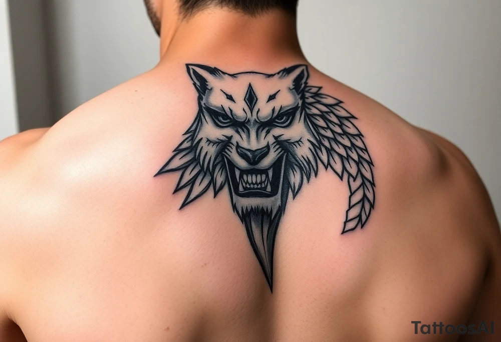 Strong protector of loved ones tattoo idea