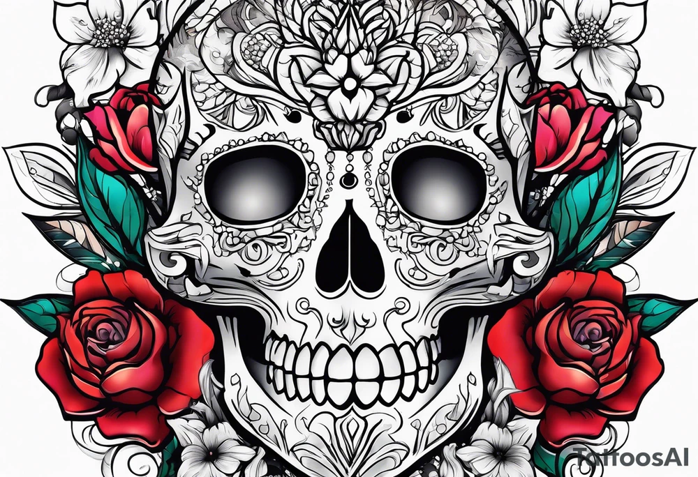 flower tattoo idea