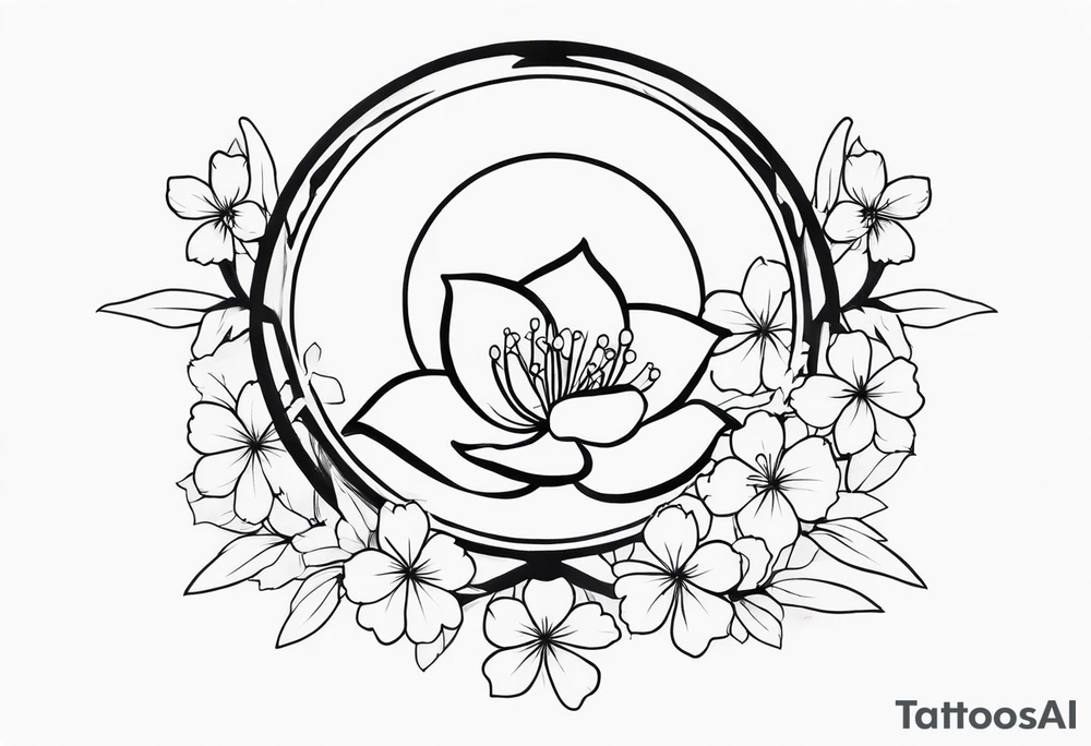 sakura tattoo idea