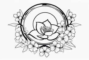 sakura tattoo idea