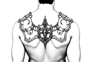 Mid-evil
 Shoulder plate armor tattoo idea
