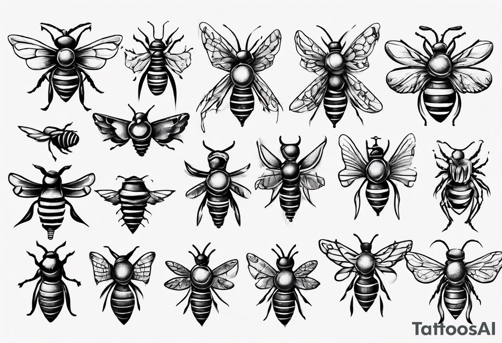 biene tattoo idea