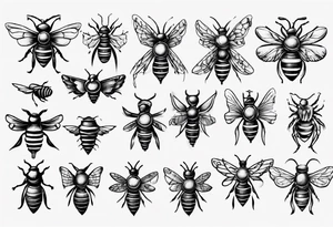 biene tattoo idea